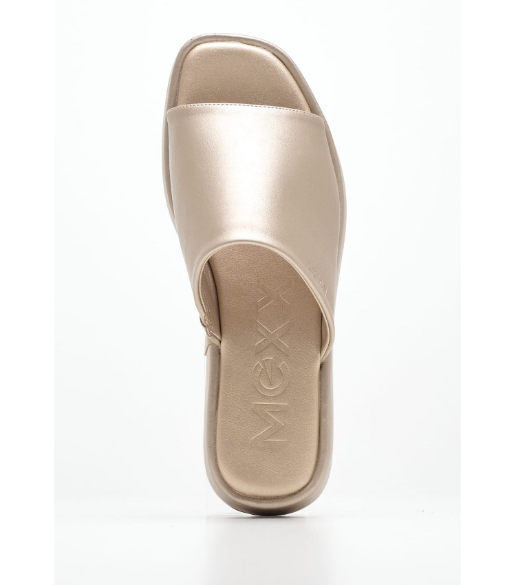 Women Platforms Low Nica Gold ECOleather Mexx