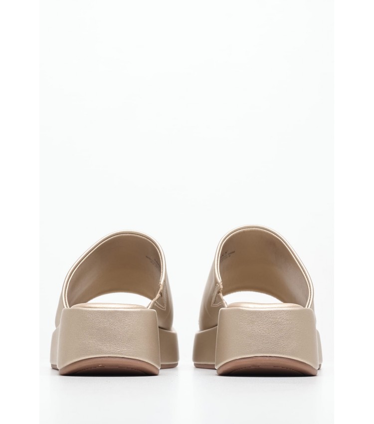 Women Platforms Low Nica Gold ECOleather Mexx