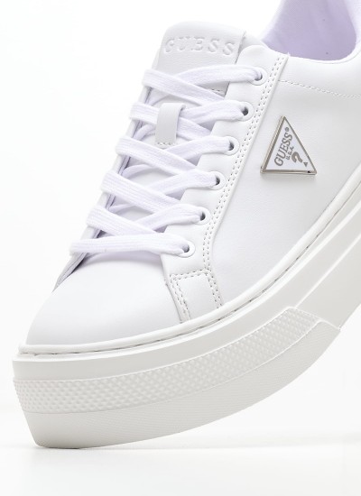 Women Casual Shoes Elevated.Feminine White Leather Tommy Hilfiger
