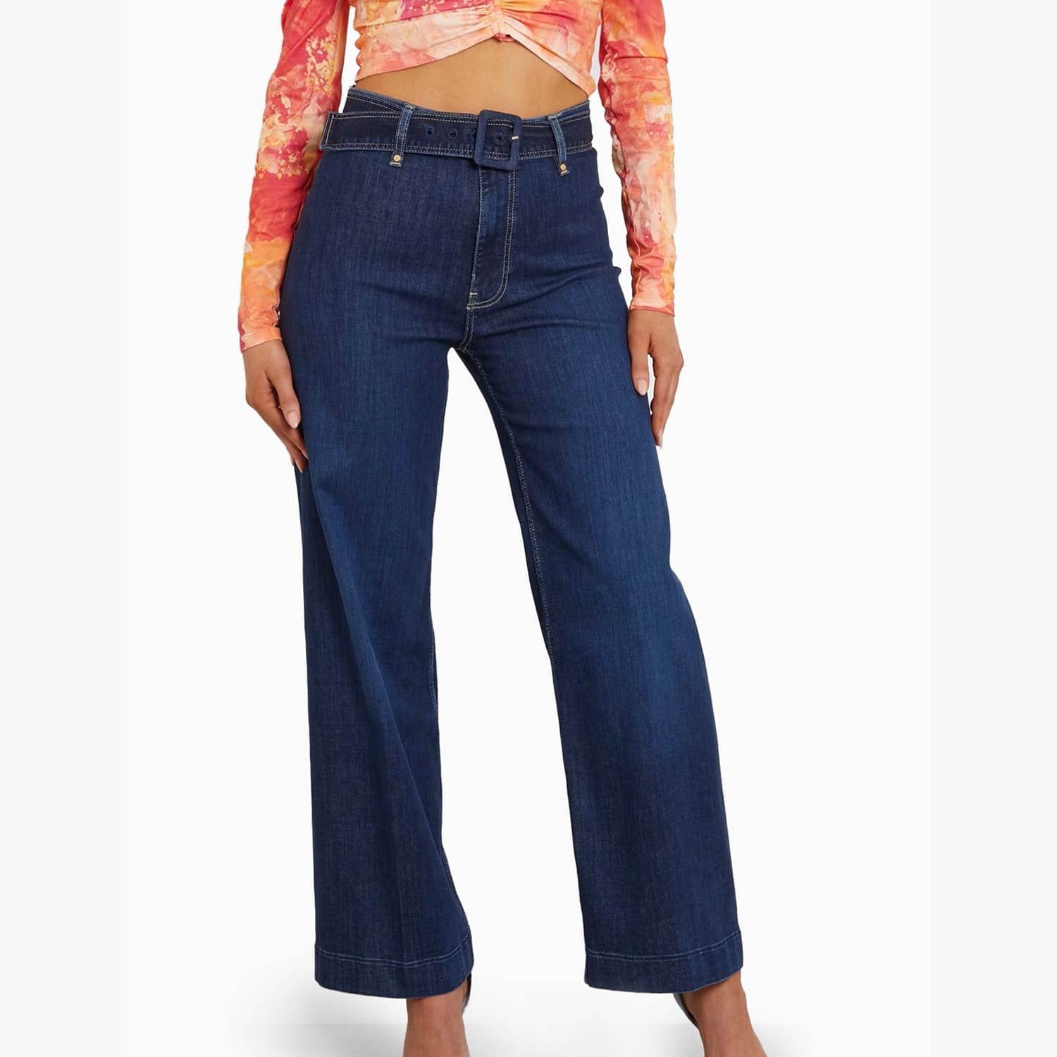 Γυναικεία Παντελόνια Dakota.Seamless Μπλε Βαμβάκι Guess