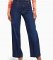 Women Trousers Dakota.Seamless Blue Cotton Guess