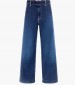 Women Trousers Dakota.Seamless Blue Cotton Guess