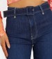 Women Trousers Dakota.Seamless Blue Cotton Guess