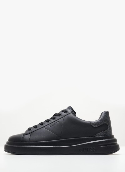 Men Casual Shoes Rey Black Leather Perlamoda