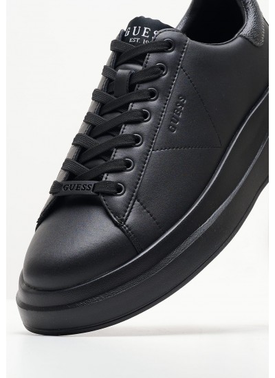 Men Casual Shoes Evomix.Ess Black Buckskin Tommy Hilfiger