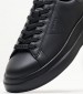 Men Casual Shoes Elba.B Black Leather Guess