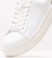 Women Casual Shoes Elbina.24 White Leather Guess