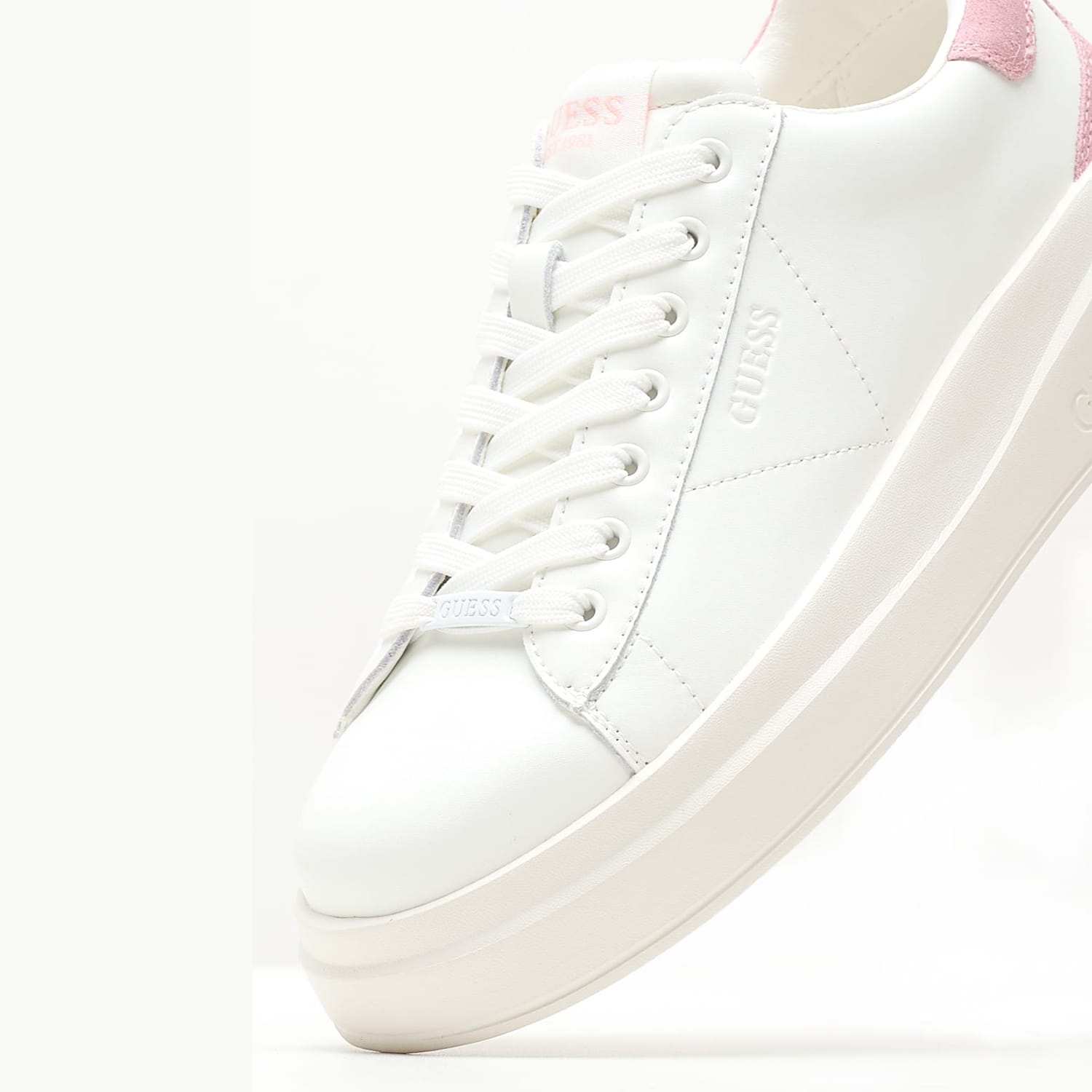 Γυναικεία Παπούτσια Casual Elbina.P Άσπρο ECOleather Guess