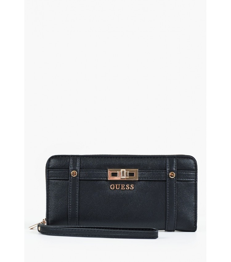 Women Wallets Emilee.Zip Black ECOleather Guess