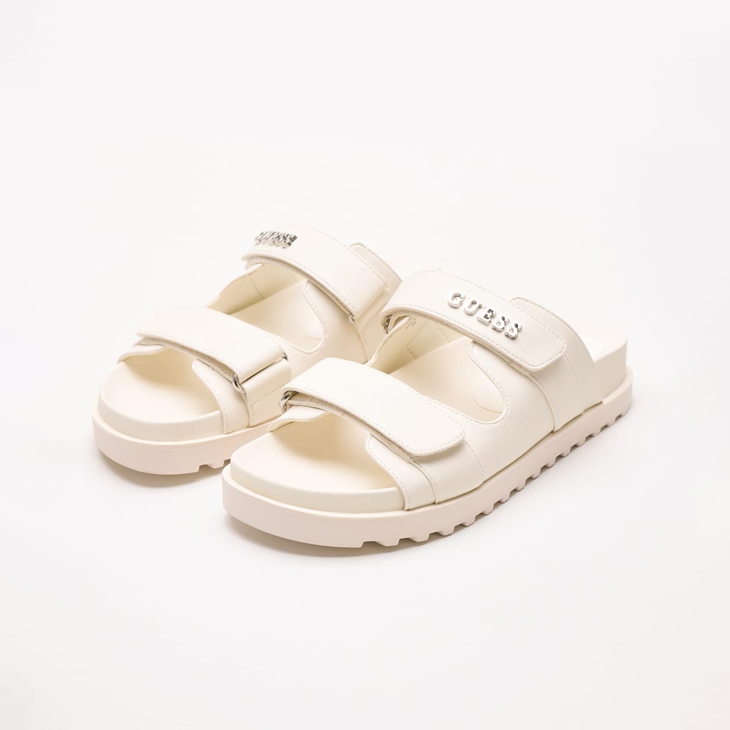 Γυναικεία Flats Fabulon Άσπρο ECOleather Guess