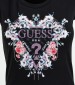 Women T-Shirts - Tops Flowers.D Black Cotton Guess