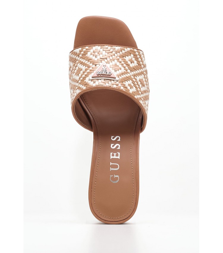 Γυναικεία Mules Gables3 Ταμπά Ψάθα Guess