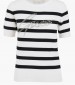 Women T-Shirts - Tops Grace.Swtr White Viscose Guess