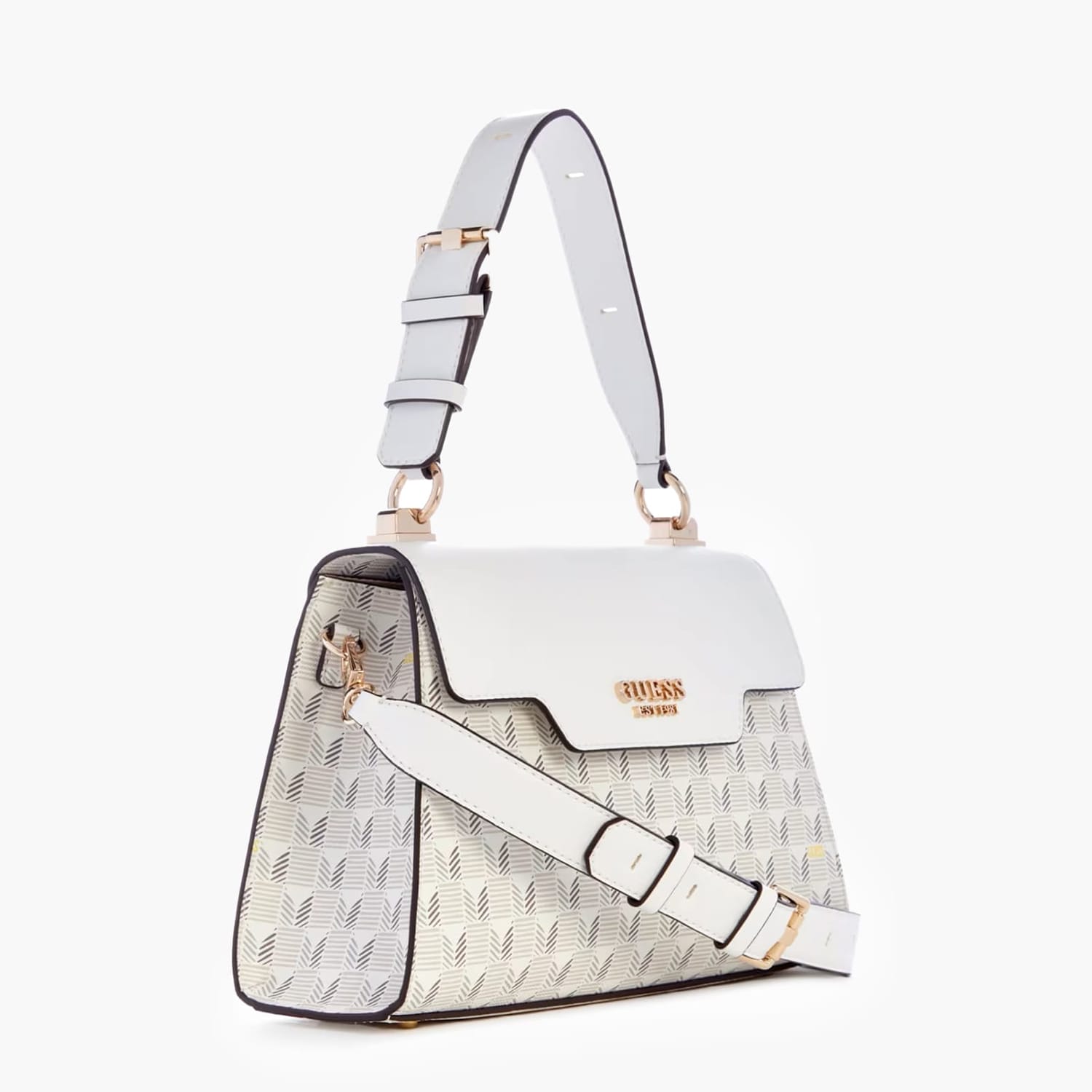 Γυναικείες Τσάντες Hallie Μπεζ ECOleather Guess Γυναικείες Τσάντες Hallie Μπεζ ECOleather Guess