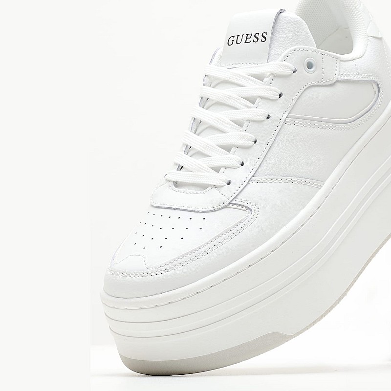 Γυναικεία Παπούτσια Casual Lulli Άσπρο Δέρμα Guess