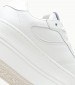 Women Casual Shoes Lulli White Leather Guess