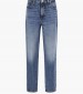 Women Trousers Moms.Jean Blue Cotton Guess