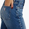 Γυναικεία Παντελόνια Moms.Jean Μπλε Βαμβάκι Guess Γυναικεία Παντελόνια Moms.Jean Μπλε Βαμβάκι Guess
