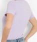 Women T-Shirts - Tops Origi.24 Purple Cotton Guess