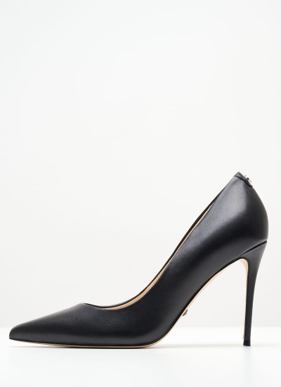 Γυναικείες Γόβες & Peeptoes Ψηλές Sabalia6 Μαύρο Δέρμα Guess