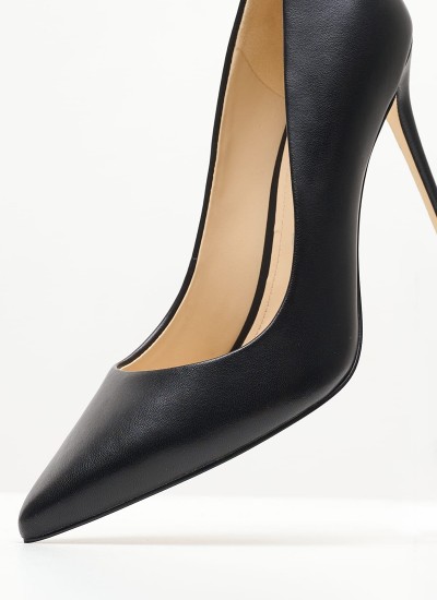 Γυναικείες Γόβες & Peeptoes Ψηλές Sabalia6 Μαύρο Δέρμα Guess
