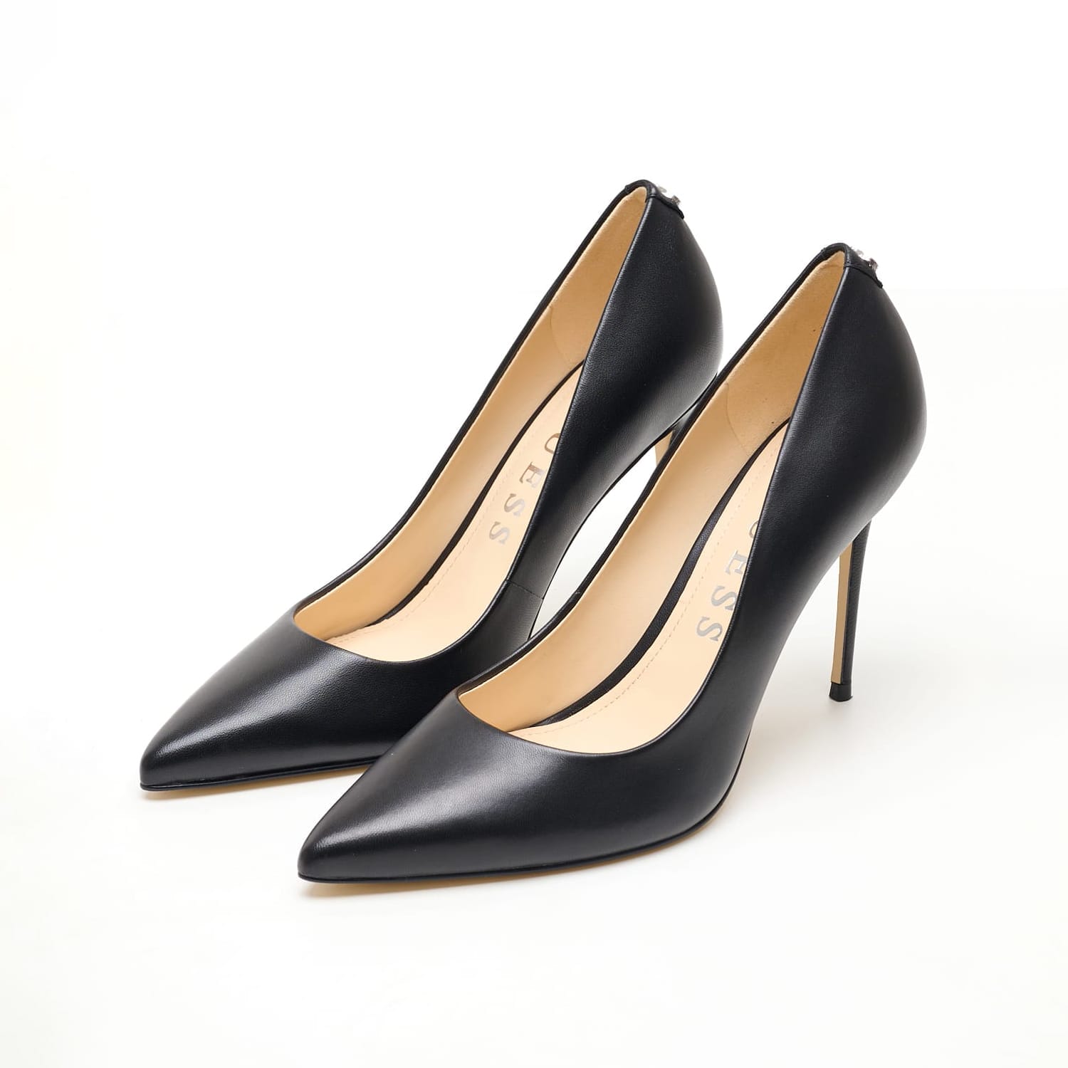 Γυναικείες Γόβες & Peeptoes Ψηλές Sabalia6 Μαύρο Δέρμα Guess Γυναικείες Γόβες & Peeptoes Ψηλές Sabalia6 Μαύρο Δέρμα Guess