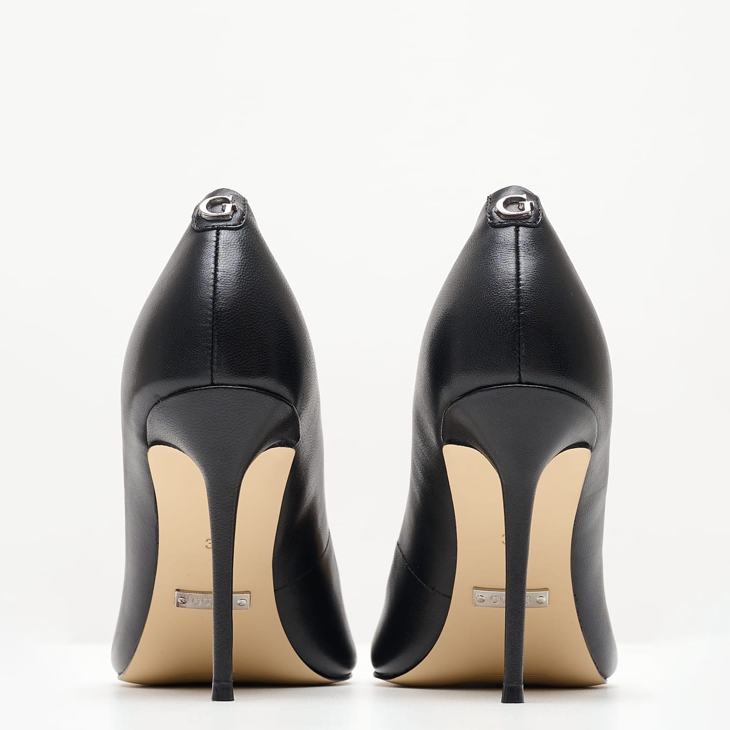 Γυναικείες Γόβες & Peeptoes Ψηλές Sabalia6 Μαύρο Δέρμα Guess Γυναικείες Γόβες & Peeptoes Ψηλές Sabalia6 Μαύρο Δέρμα Guess