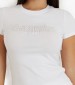 Γυναικείες Μπλούζες - Τοπ Sangallo.Tee Άσπρο Βαμβάκι Guess