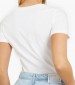 Γυναικείες Μπλούζες - Τοπ Sequins.Tee Άσπρο Βαμβάκι Guess