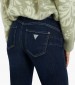 Women Trousers Shapeup.24 DarkBlue Cotton Guess