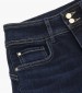 Women Trousers Shapeup.24 DarkBlue Cotton Guess