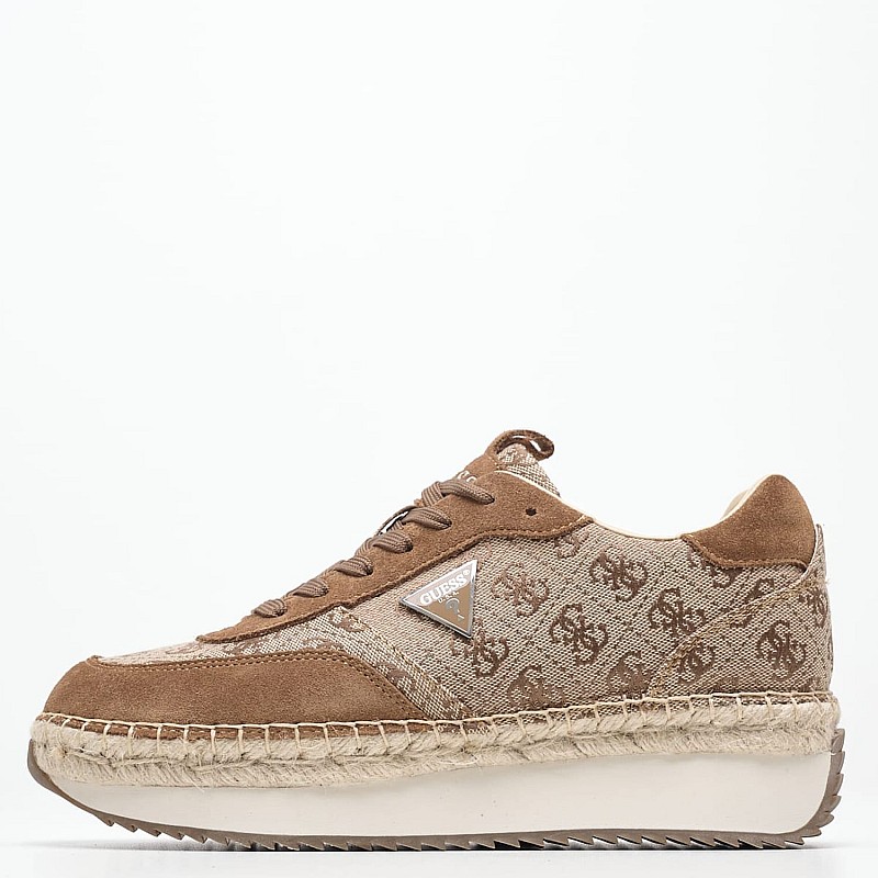 Γυναικεία Παπούτσια Casual Stefen2 Ταμπά Δέρμα Καστόρι Guess