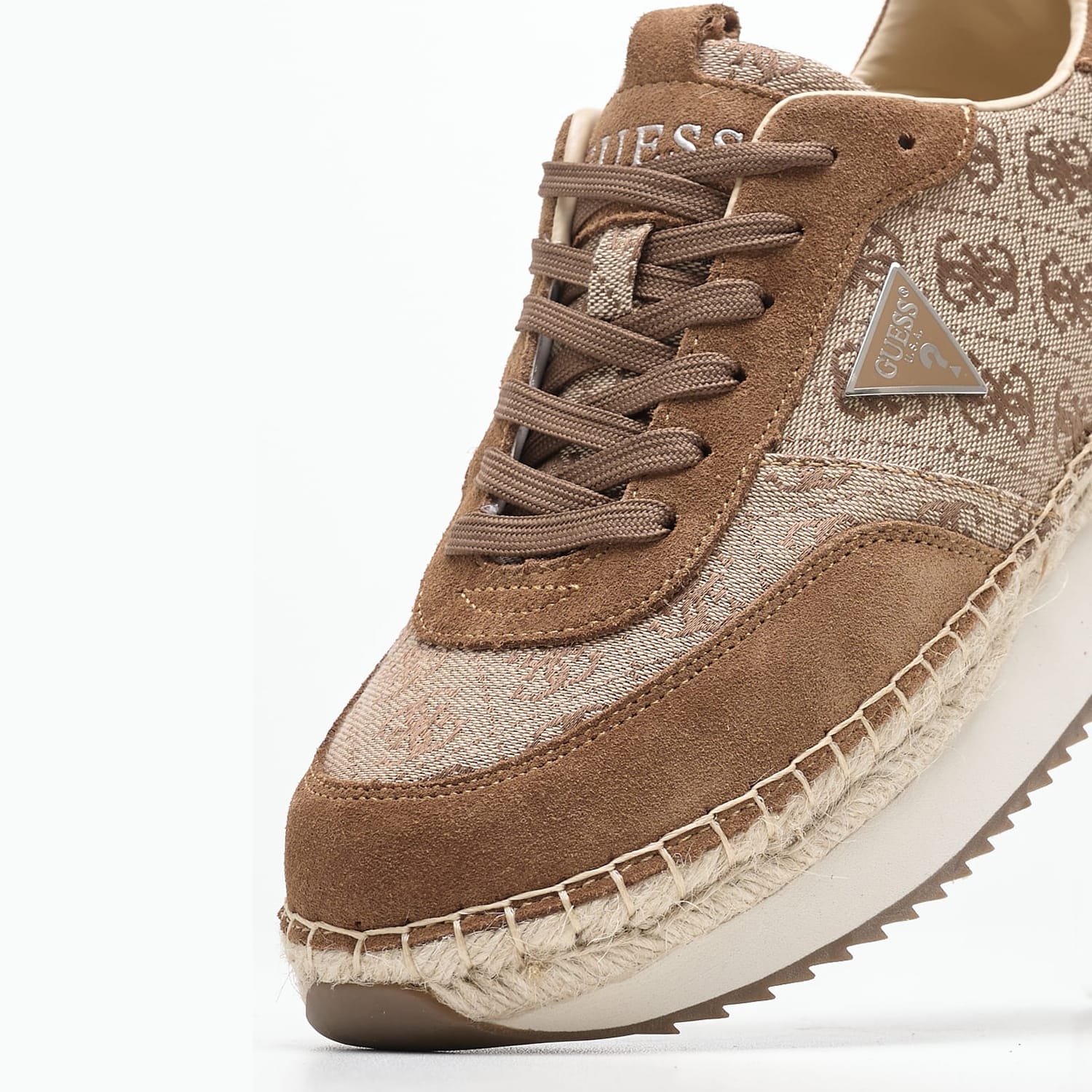 Γυναικεία Παπούτσια Casual Stefen2 Ταμπά Δέρμα Καστόρι Guess