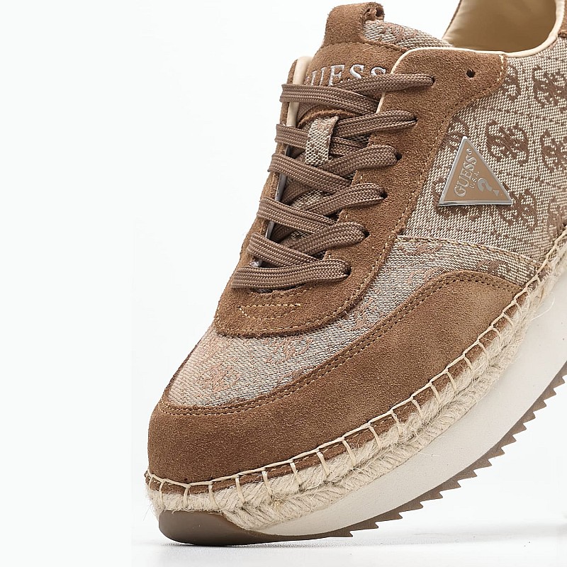 Γυναικεία Παπούτσια Casual Stefen2 Ταμπά Δέρμα Καστόρι Guess