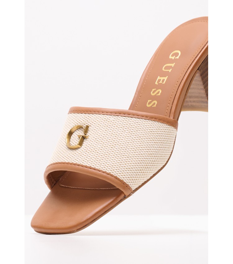 Γυναικεία Mules Ulliye Ταμπά Ύφασμα Guess