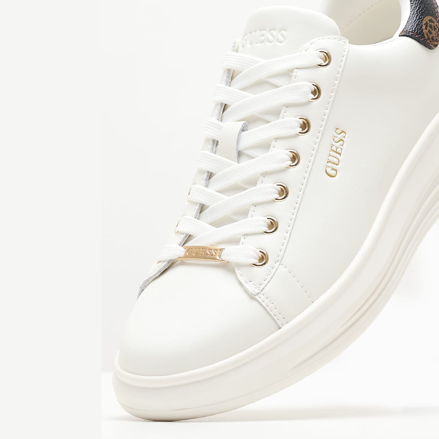 Γυναικεία Παπούτσια Casual Vibo.24W Άσπρο Δέρμα Guess
