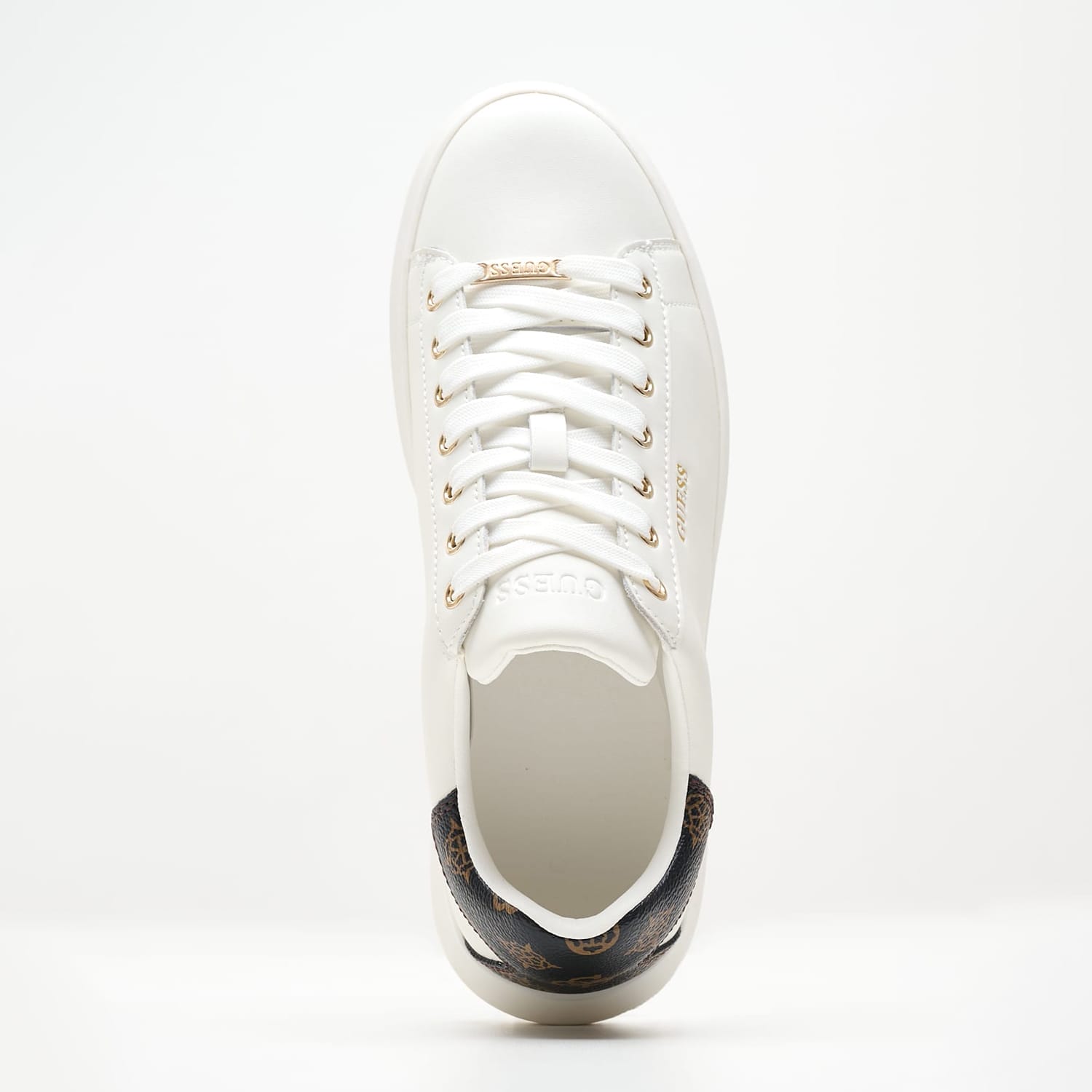 Women Casual Shoes Vibo.24W White Leather Guess Women Casual Shoes Vibo.24W White Leather Guess