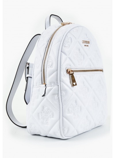 Women Bags Vikky2.Bp White ECOleather Guess