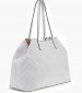 Women Bags Vikky2.Lrg White ECOleather Guess