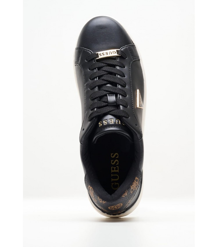 Women Casual Shoes Willen Black ECOleather Guess