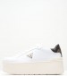 Women Casual Shoes Willen White ECOleather Guess