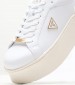 Women Casual Shoes Willen White ECOleather Guess