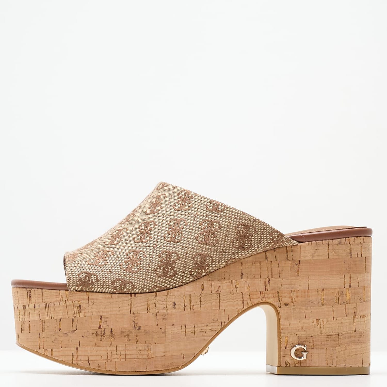 Γυναικεία Mules Yaki3 Μπεζ Ύφασμα Guess