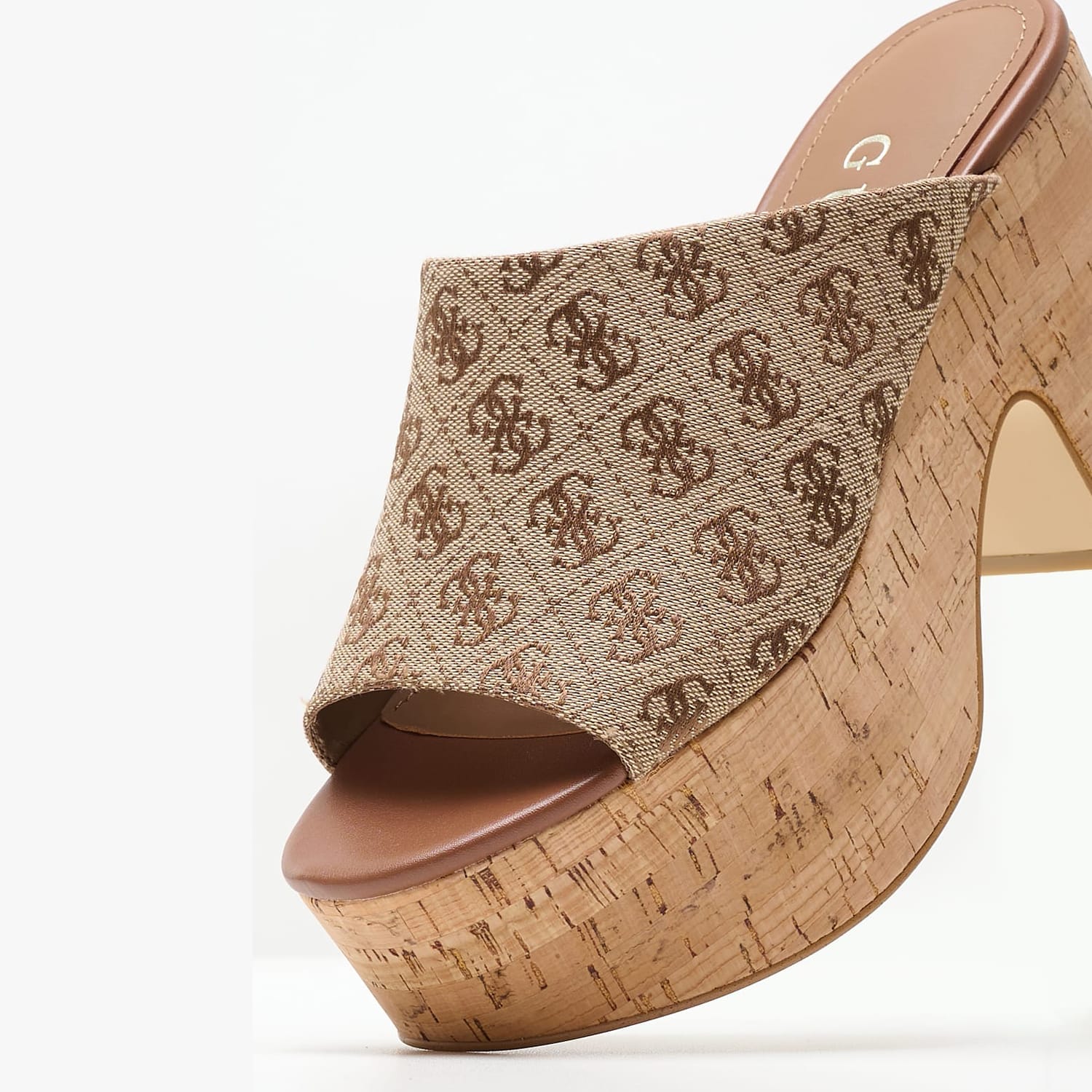 Γυναικεία Mules Yaki3 Μπεζ Ύφασμα Guess