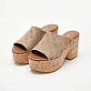 Women Mules Yaki3 Beige Fabric Guess Women Mules Yaki3 Beige Fabric Guess