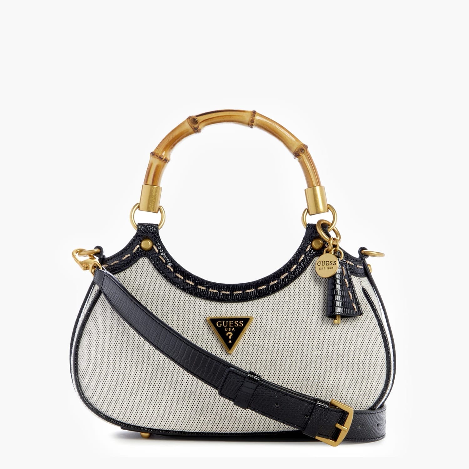 Γυναικείες Τσάντες Zambry.Mn Μπεζ Ύφασμα Guess