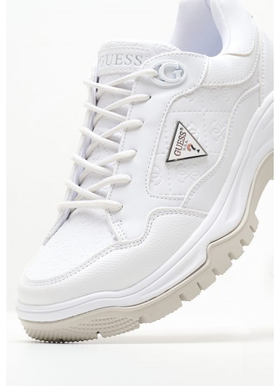 Women Casual Shoes Kylie.22 White Leather Liu Jo