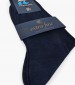 Ανδρικές Κάλτσες 150A Μπλε Βαμβάκι Pournara