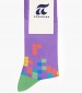 Men Socks 2013 Purple Cotton Pournara