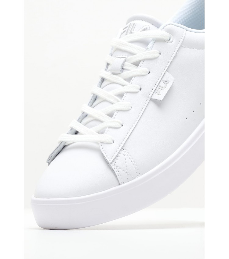 Men Casual Shoes Bari White ECOleather Fila